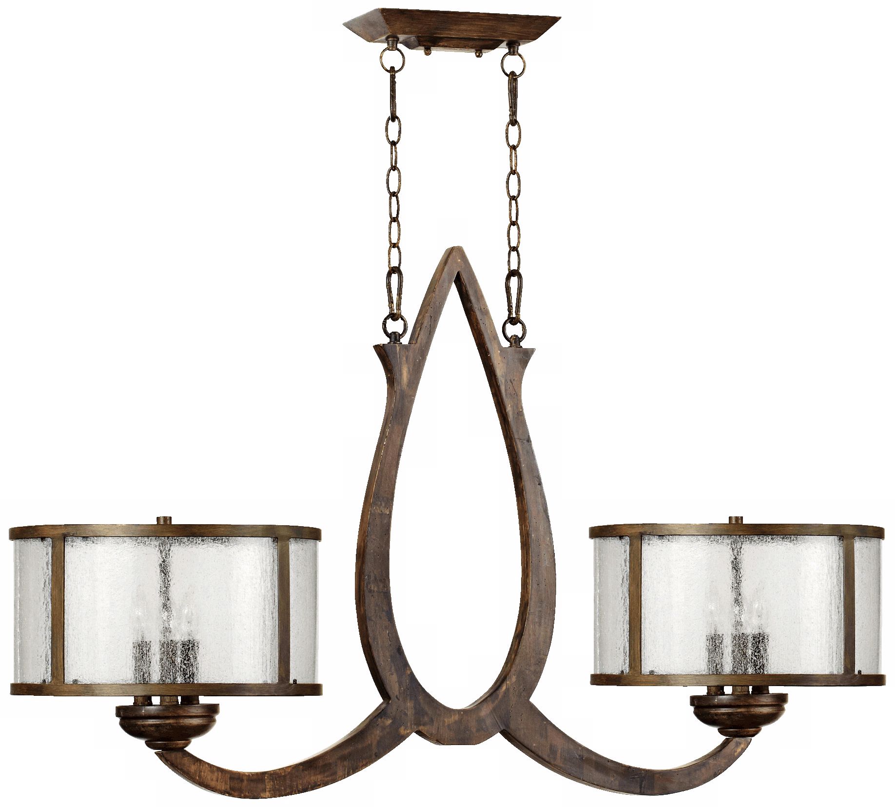 Quorum Telluride 6-Light 45" Wide Bronze Island Chandelier
