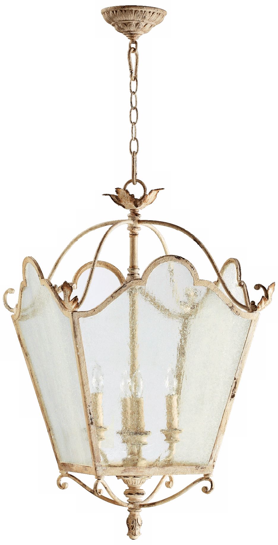 Quorum Salento 4-Light 18 1/2" Wide White Entry Chandelier