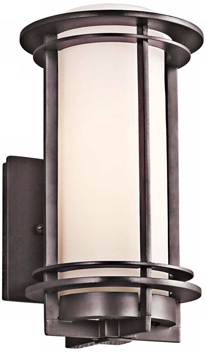 Kichler Pacific Edge 10 1/2" High Bronze Outdoor Wall Sconce