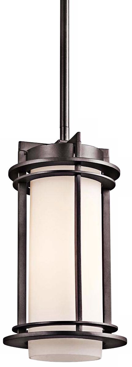 Kichler Pacific Edge 11 1/2" Bronze Outdoor Hanging Light