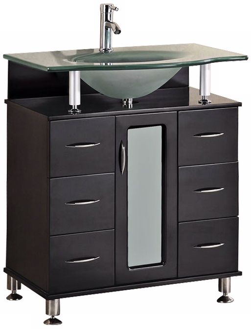 Huntington 30" Wide Espresso Single Sink Vanity Set