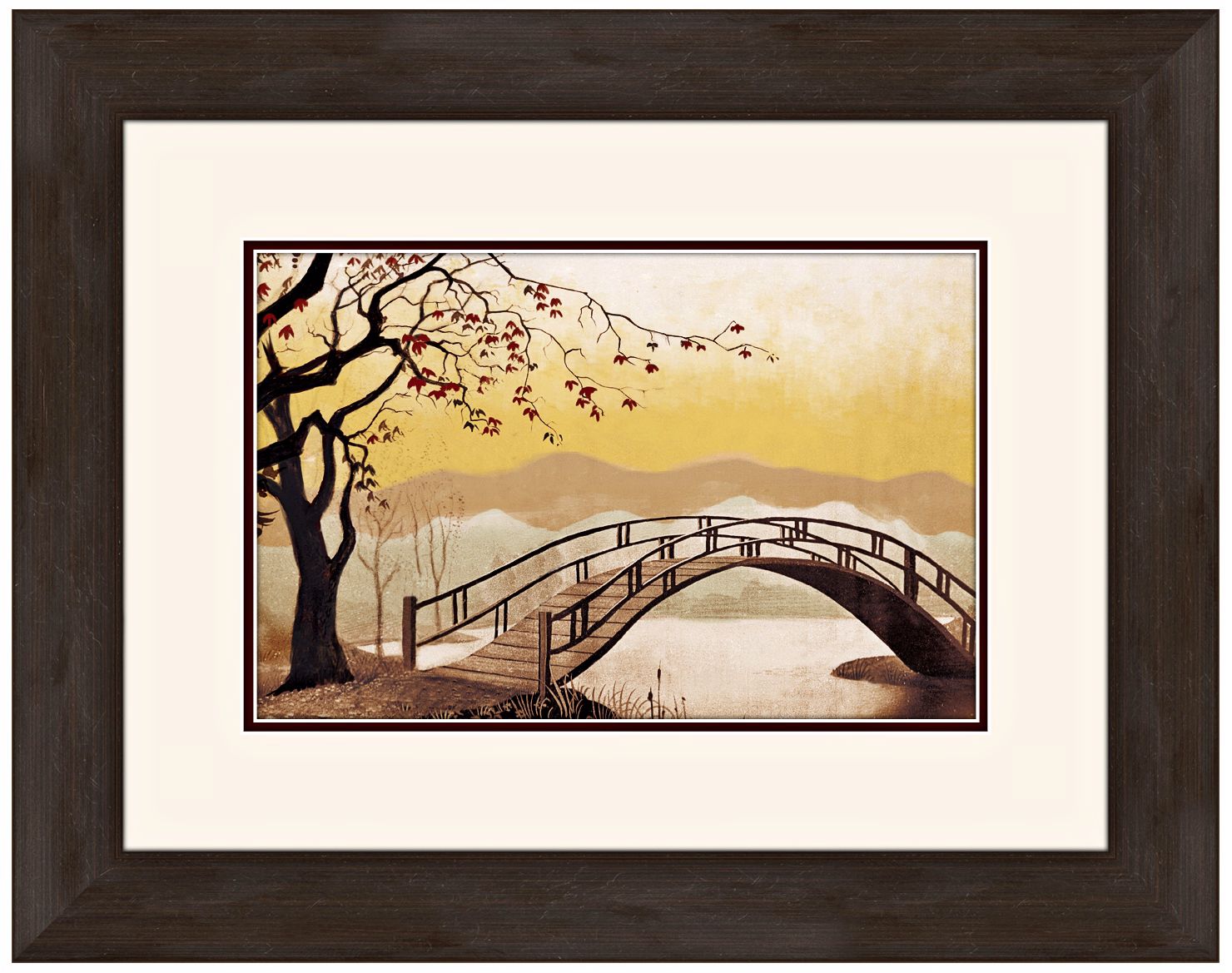 Lady and the Tramp Bridge 19" Wide Walt Disney Wall Art