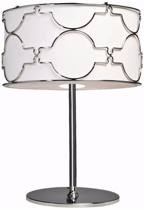 Artcraft Morocco Chrome Table Lamp