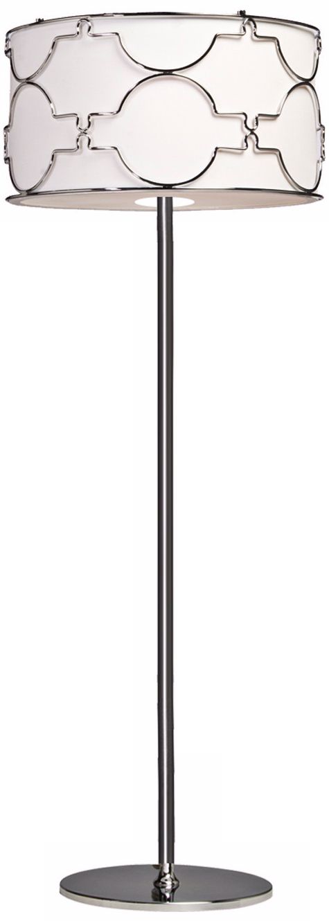 Artcraft Morocco Chrome Floor Lamp