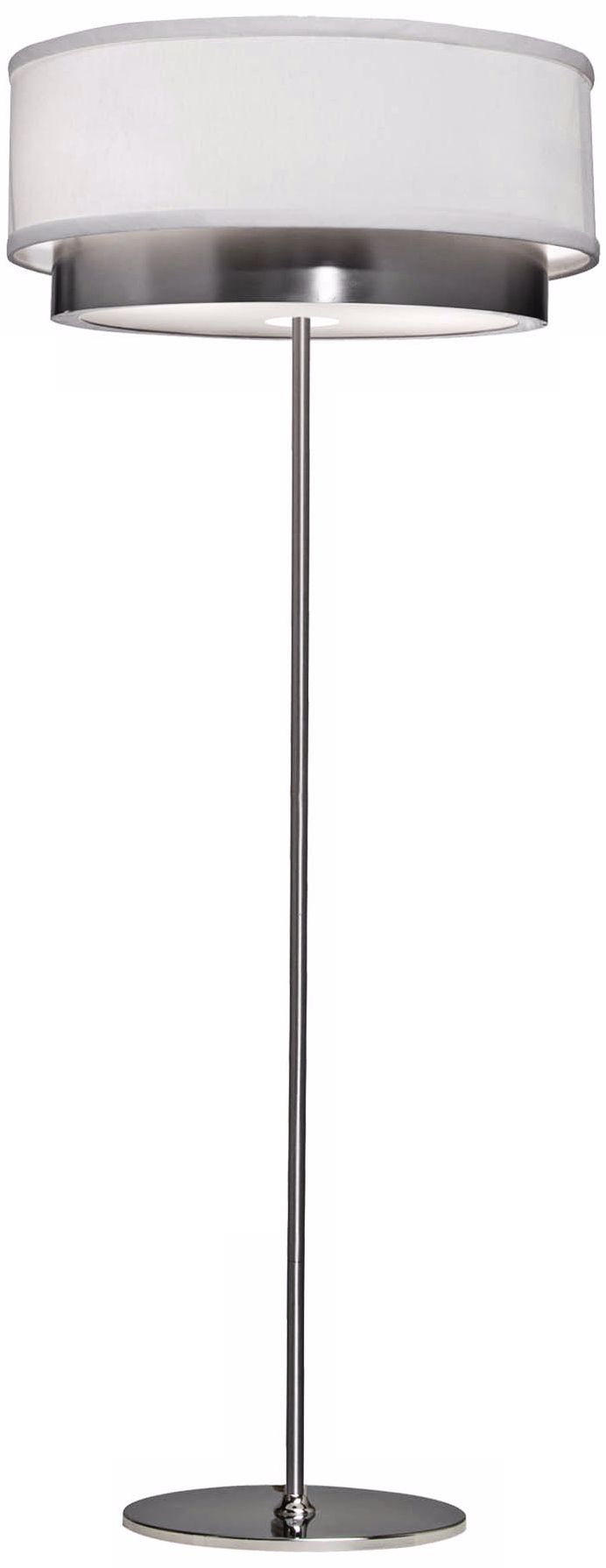Artcraft Scandia Brushed Nickel Floor Lamp