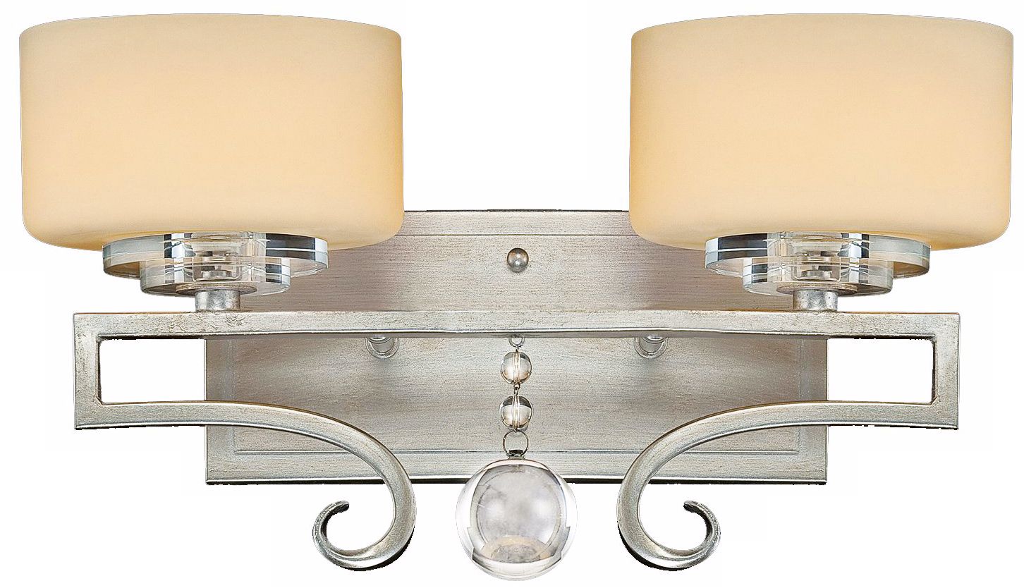 Rosendal Silver 2-Light 15 1/4 Wide Savoy House Sconce