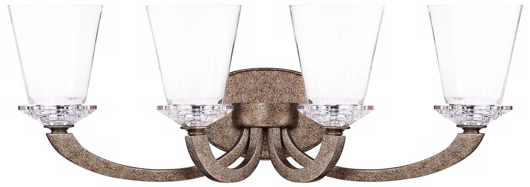 Forum Gold Dust 4-Light 25" Wide Savoy House Sconce