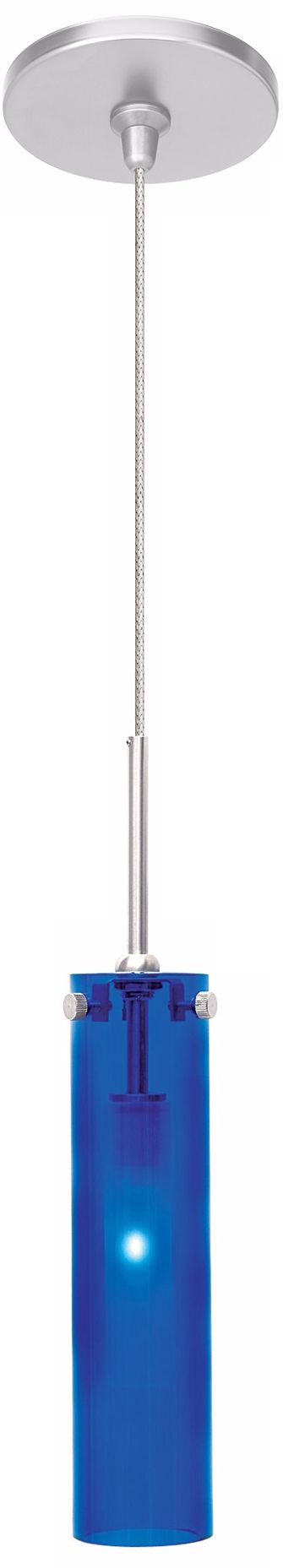 LBL Top-SI Coax Blue Nickel Pendant Light