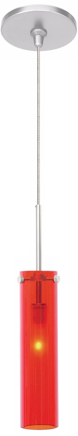 LBL Top-SI Coax Red Nickel Pendant Light