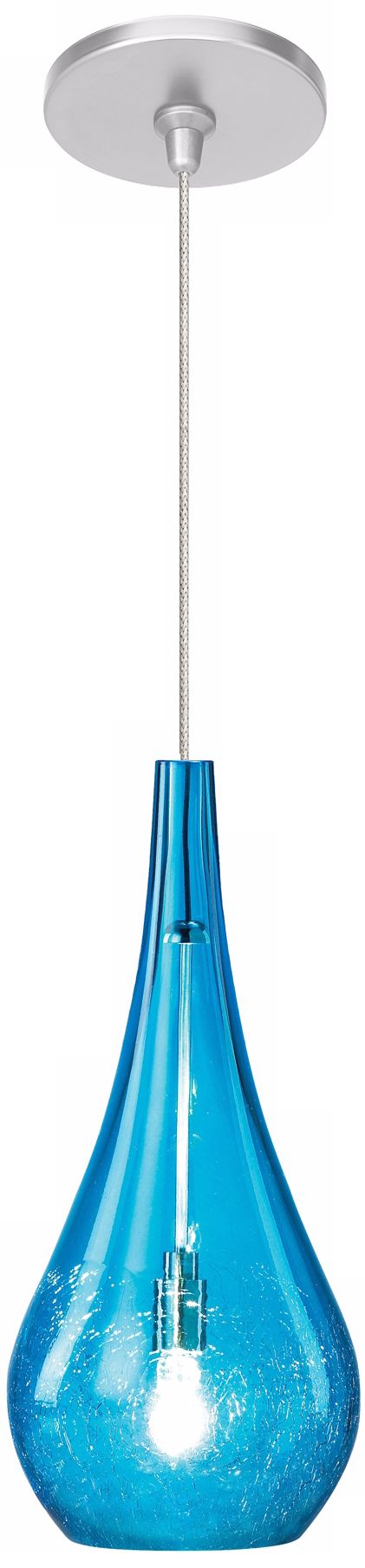 LBL Seguro Aqua Nickel Pendant Light