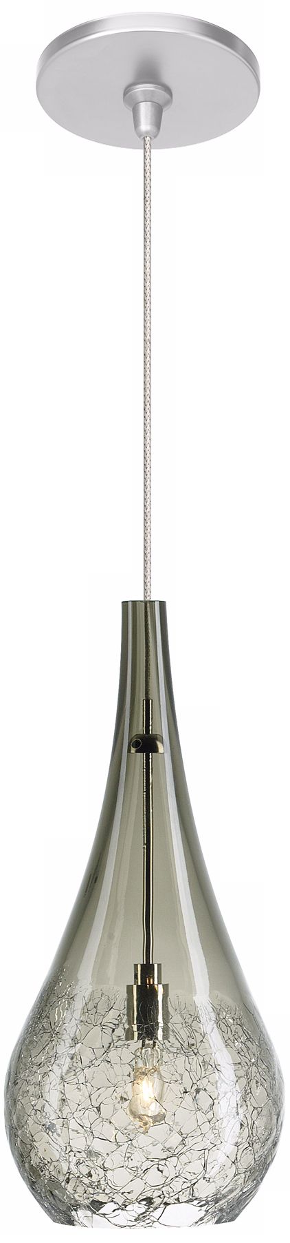 LBL Seguro Smoke Nickel Pendant Light