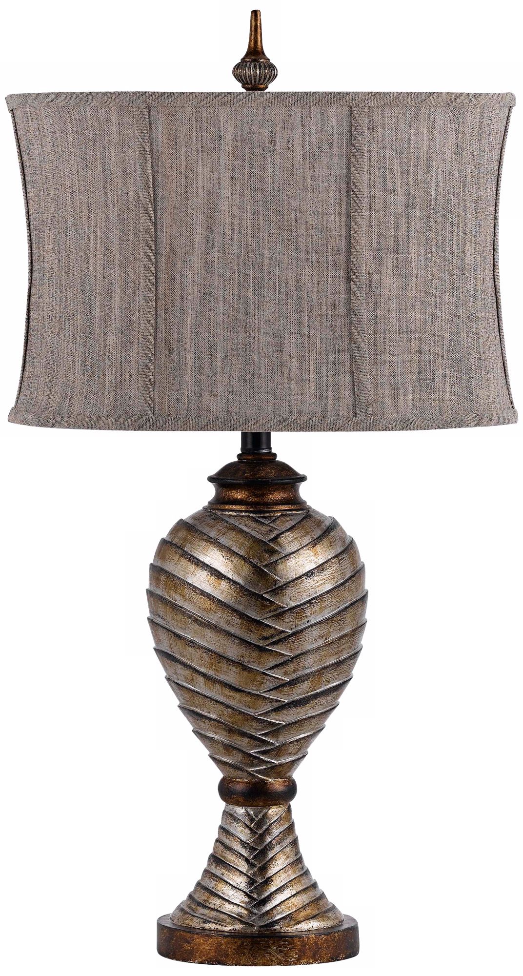 Patchogue Warm Silver Table Lamp