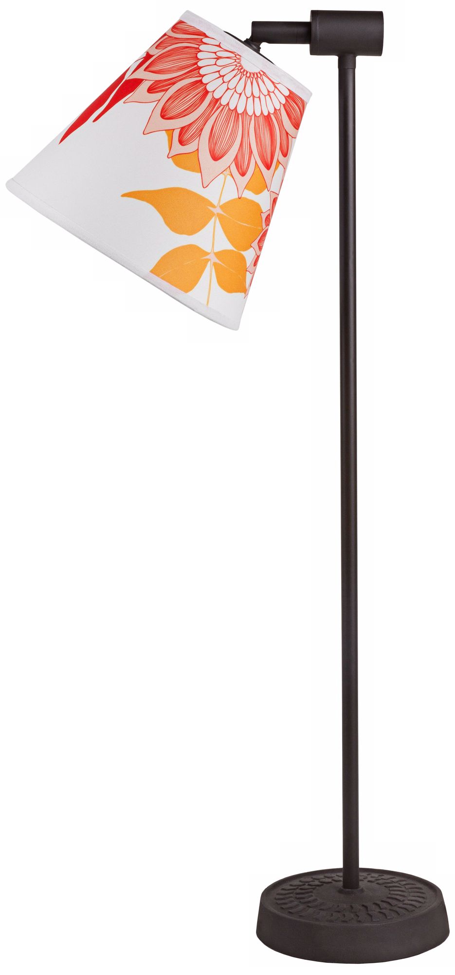 Lights Up! Zoe Anna Red Antique Iron Desk Lamp