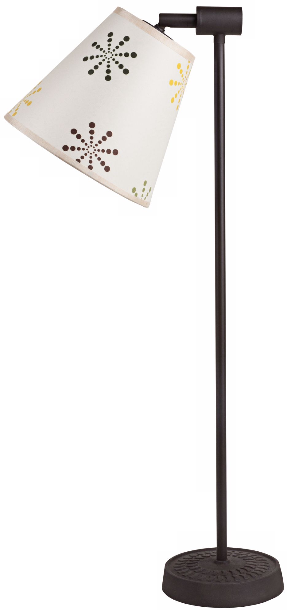 Lights Up! Zoe Snowflake Antique Iron Desk Lamp