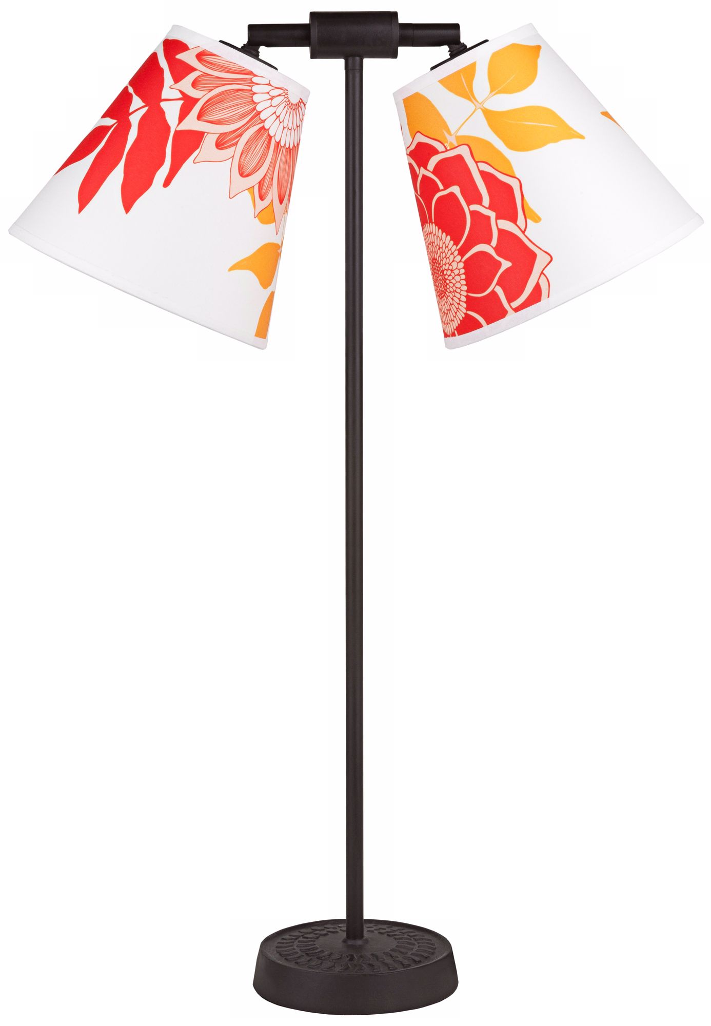 Lights Up! Zoe Twin Light Anna Red Desk Lamp
