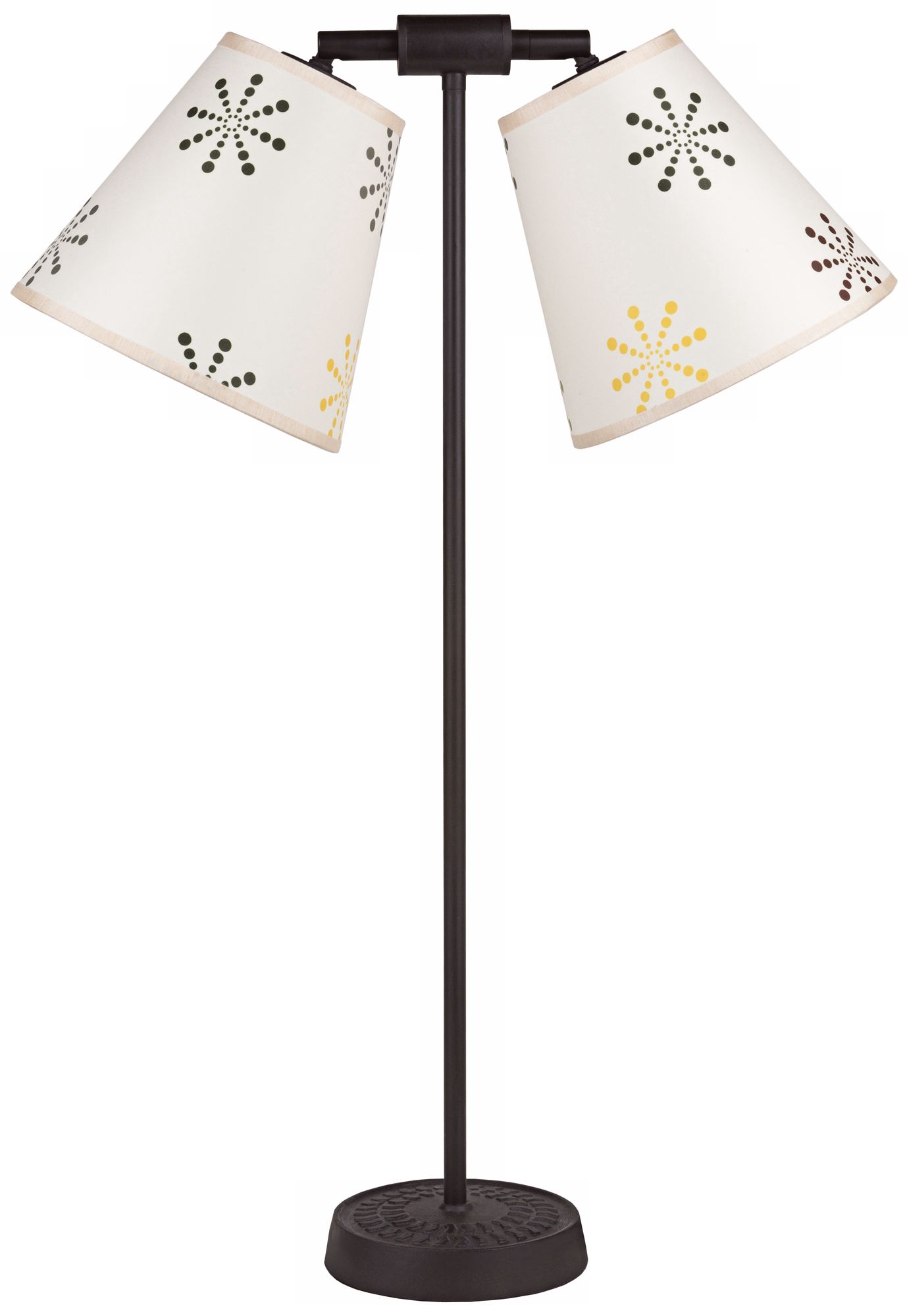 Lights Up! Zoe Twin Light Snowflake Desk Lamp
