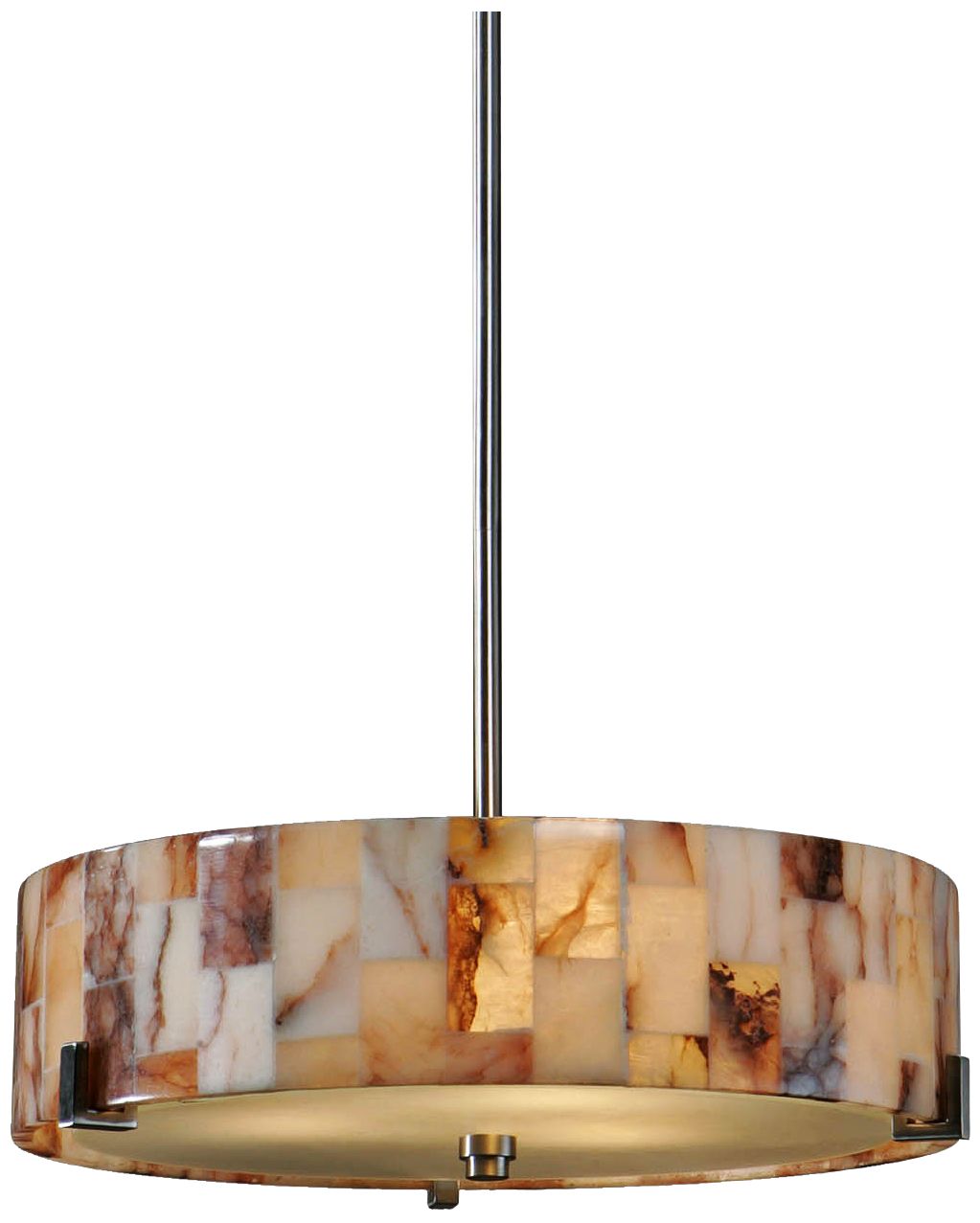 Uttermost Bowers 3-Light 18" Wide Marble Pendant Light