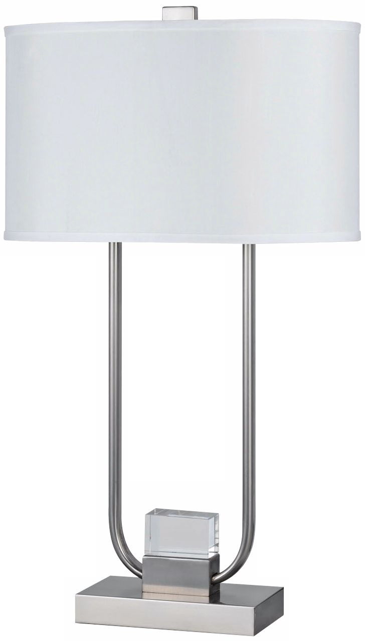 Tenso Brushed Steel Table Lamp