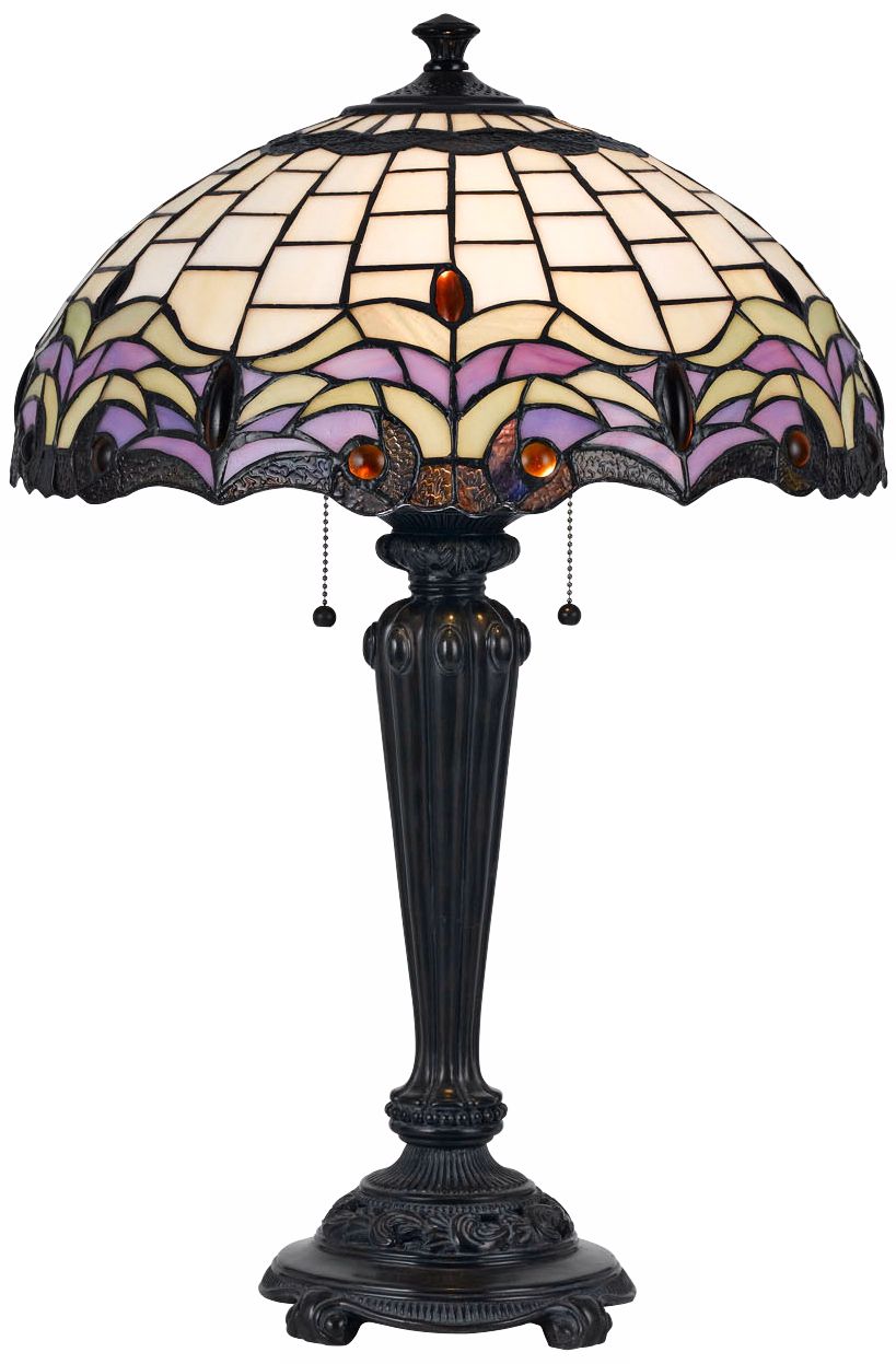 Chancel Tiffany Style Bronze Table Lamp