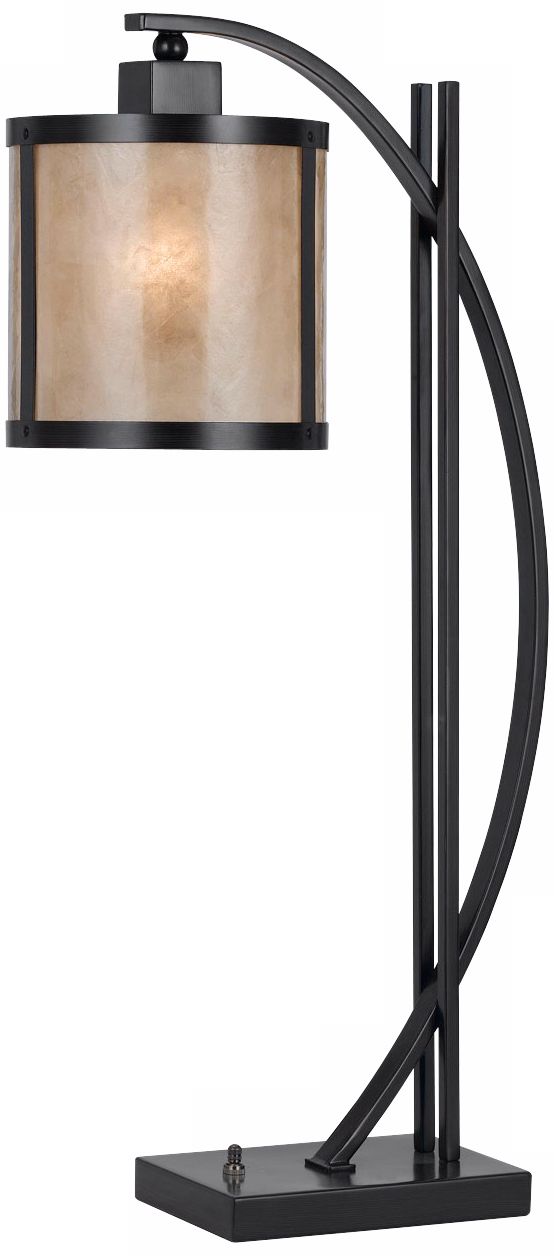 Natural Iron and Mica Table Lamp