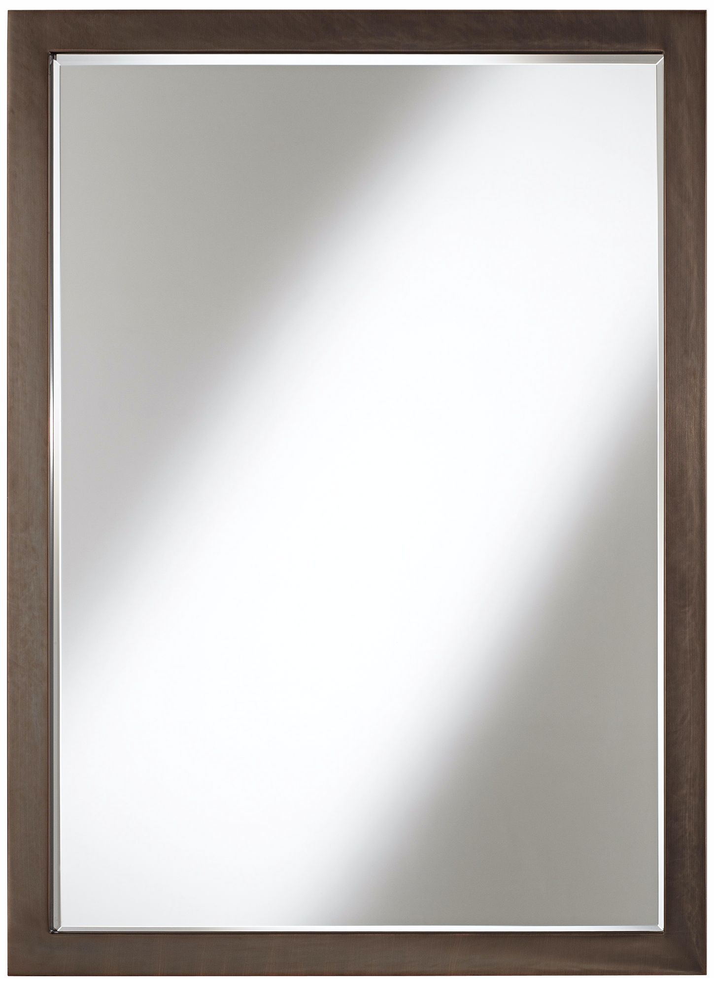 Paradox 33" High Bronze Wall Mirror