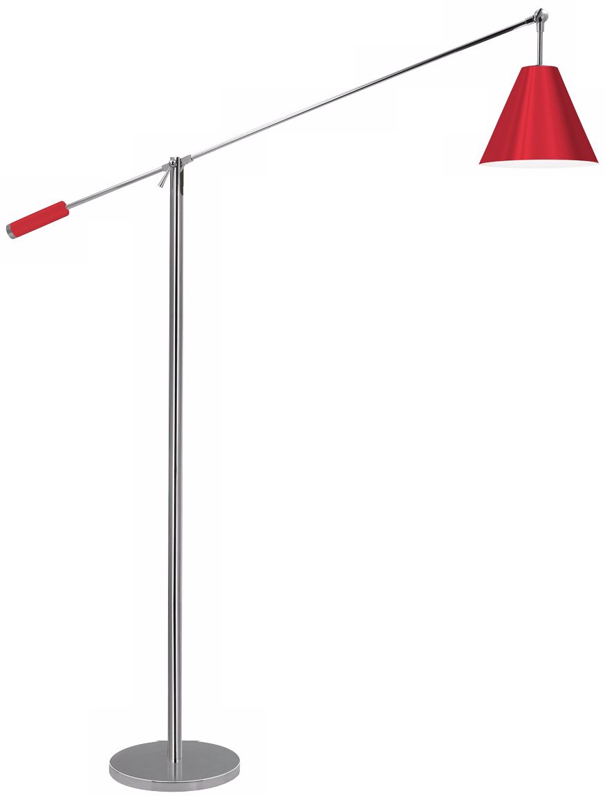 Sonneman Unoluci Red Floor Lamp