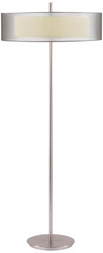 Sonneman Puri Satin Nickel Floor Lamp