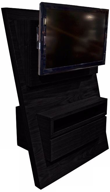 Aspen Slant Espresso TV Stand