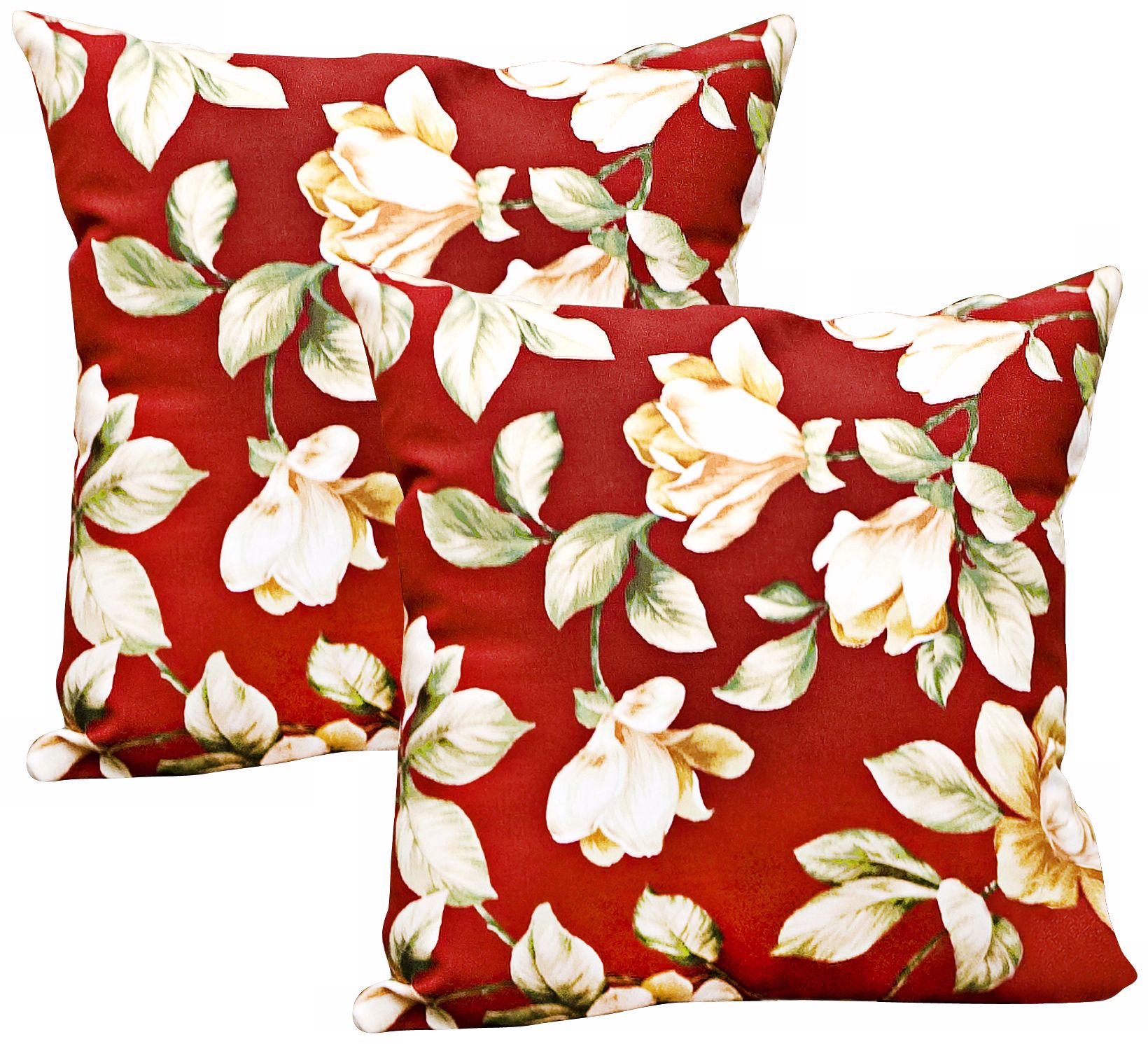 Set of 2 Roma Floral Outdoor Accent Pillows