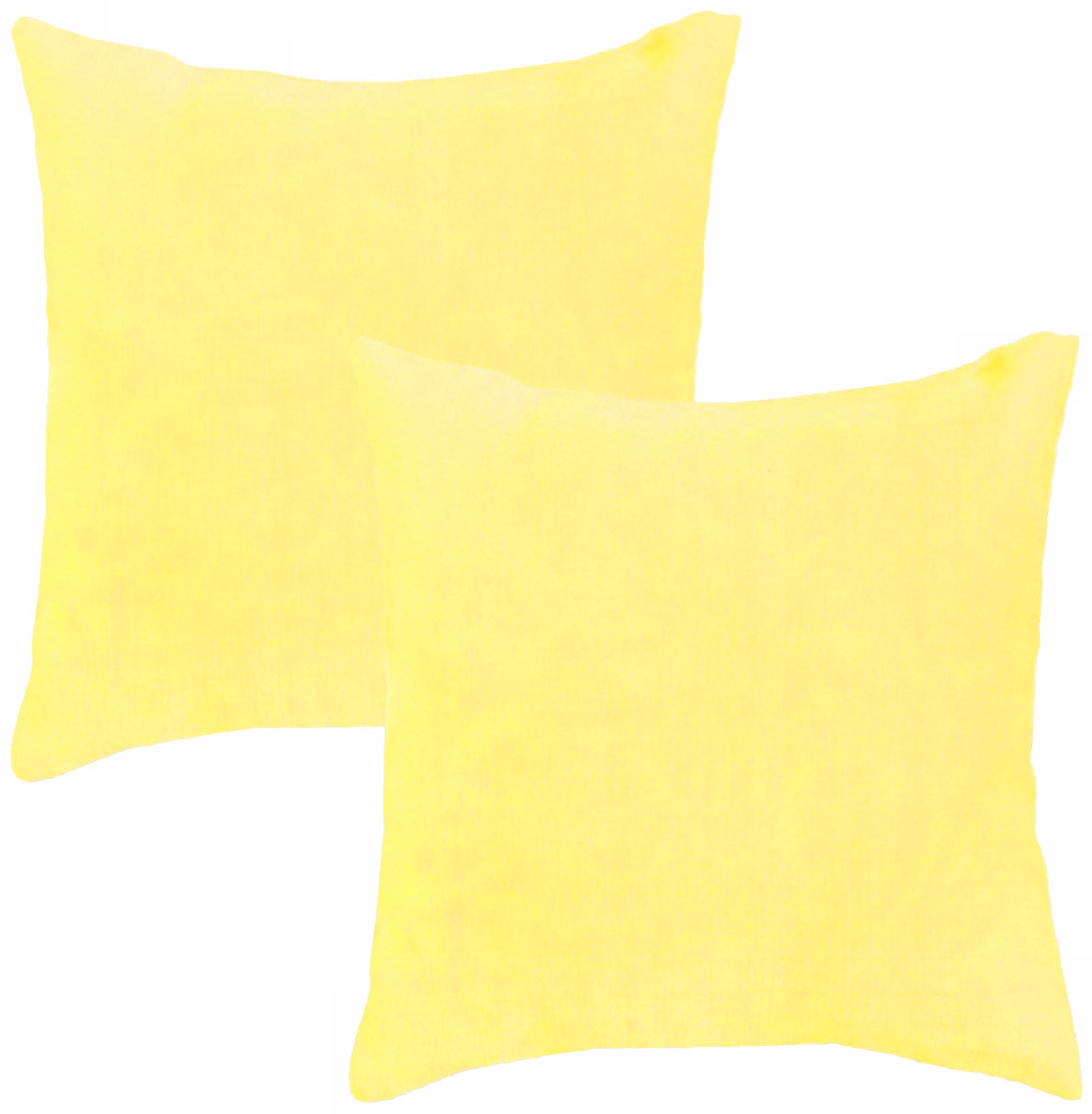 Set of 2 Sunbeam Yellow Outdoor Accent Pillows