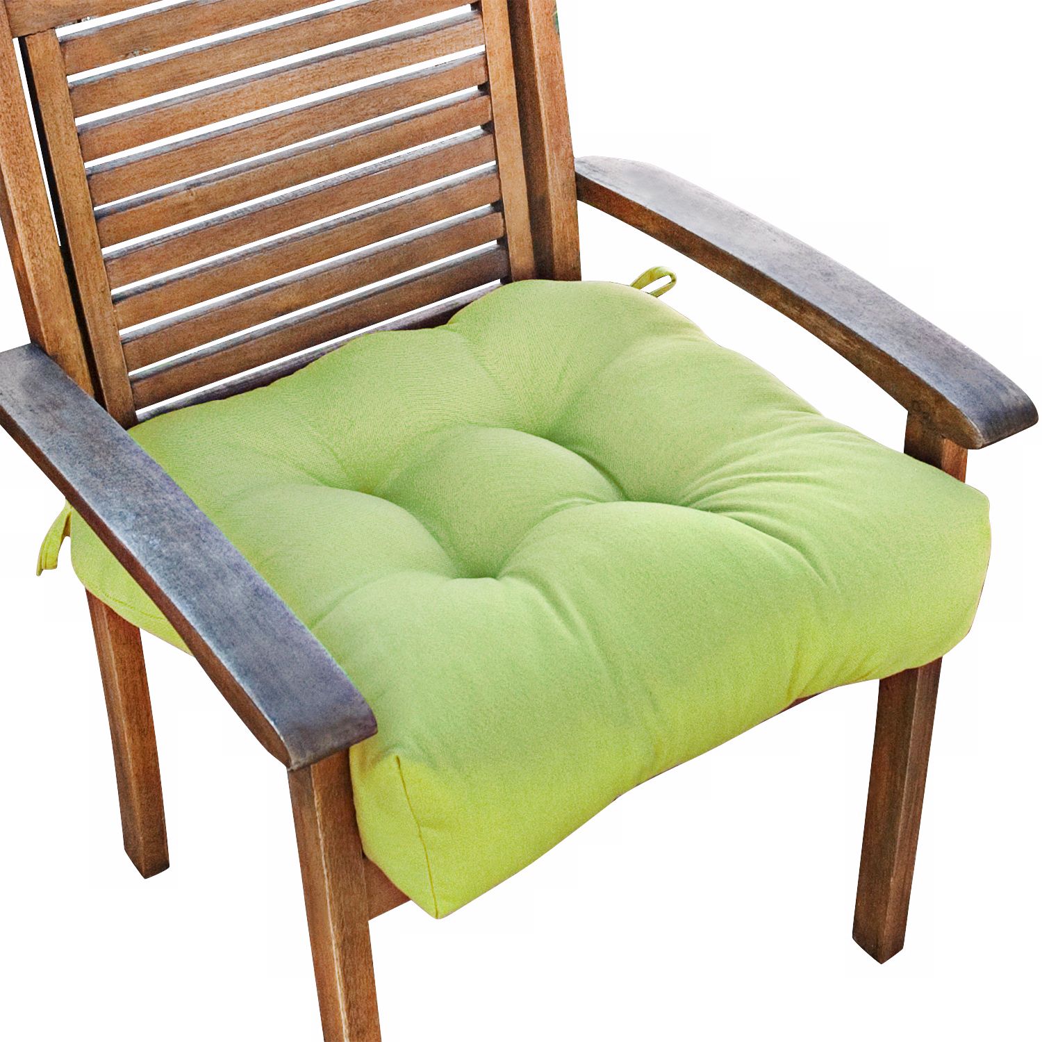 Kiwi 20" Square Green Outdoor Chair Cushion