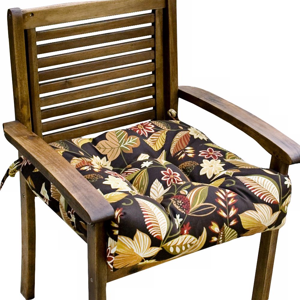 Timberland Floral 20" Square Outdoor Chair Cushion