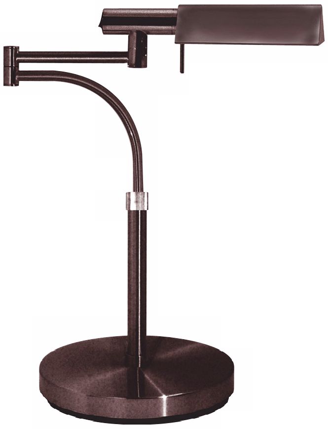 Sonneman E-Tenda Rose Bronze Swing Arm Pharmacy Desk Lamp