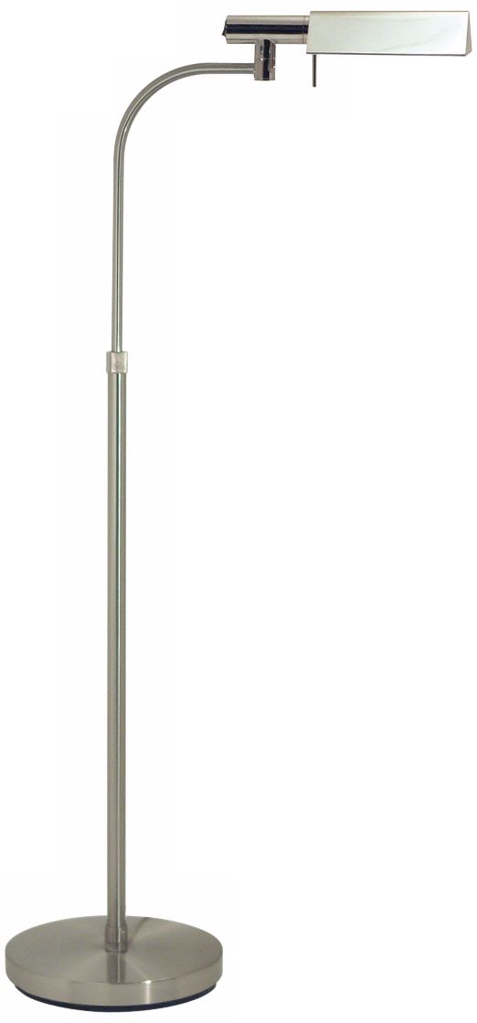 Sonneman E-Tenda Satin Nickel Pharmacy Floor Lamp