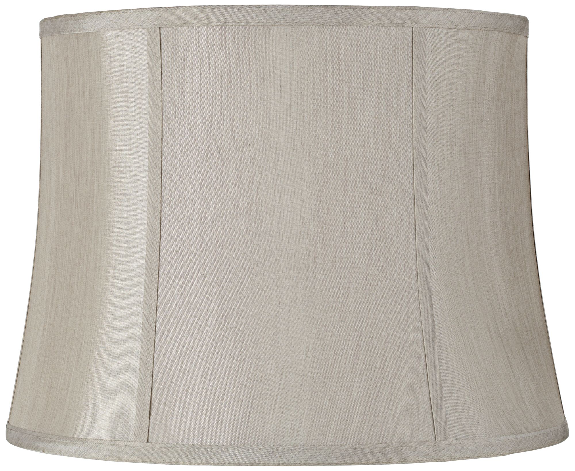 Round Softback Gray Lamp Shade 14x16x12 (Spider)