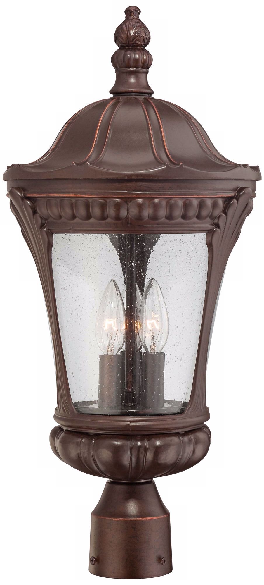 Kent Place 22 1/4" High Bronze Outdoor Post Light