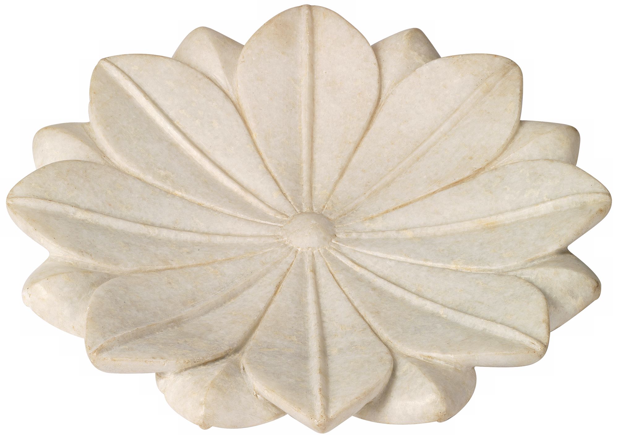 Jamie Young Large Lotus Marble Plate