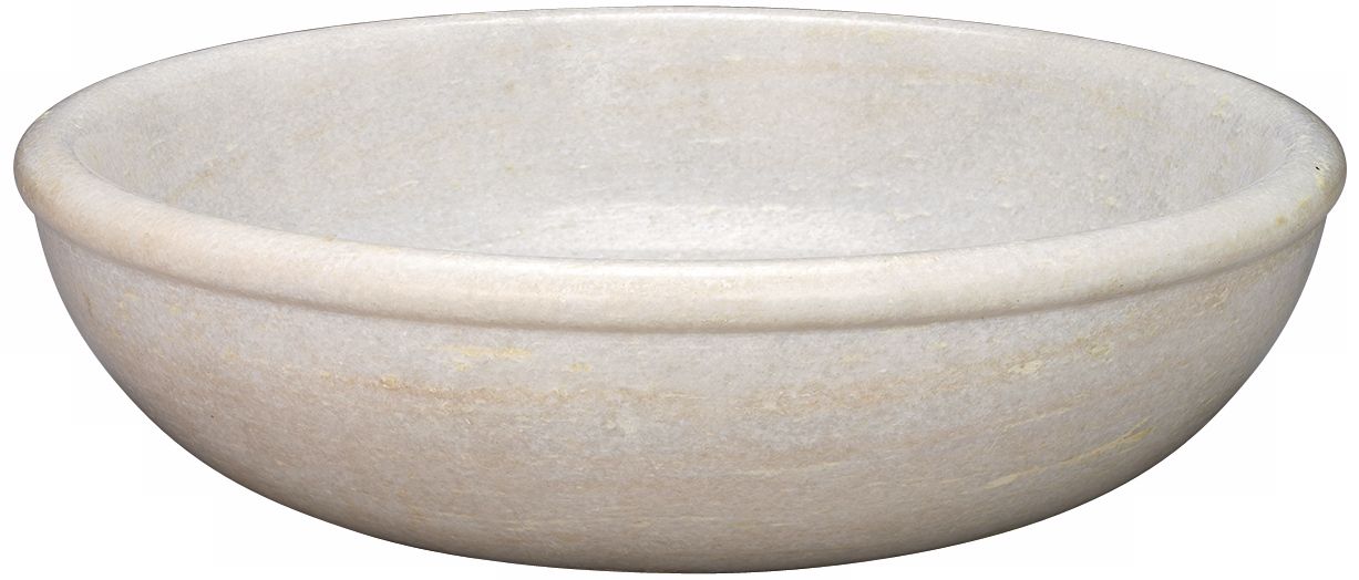 Jamie Young Large White Marble Bowl