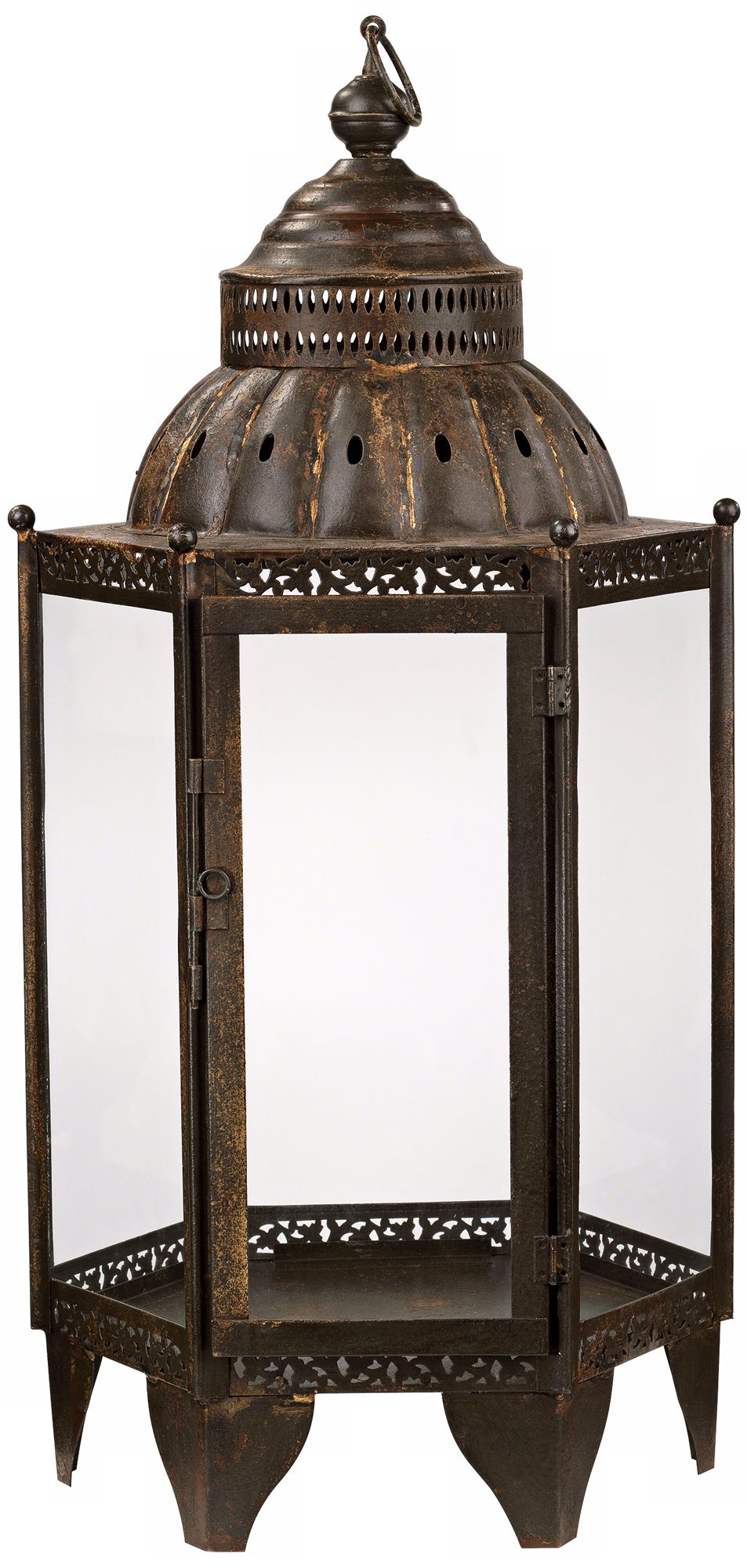 Jamie Young 32" High Bronze Moroccan Lantern