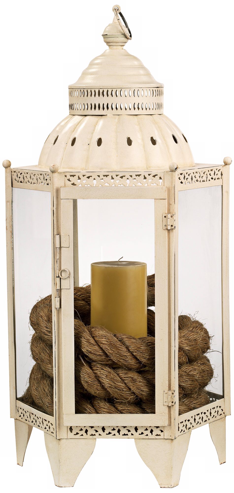 Jamie Young White Moroccan Lantern