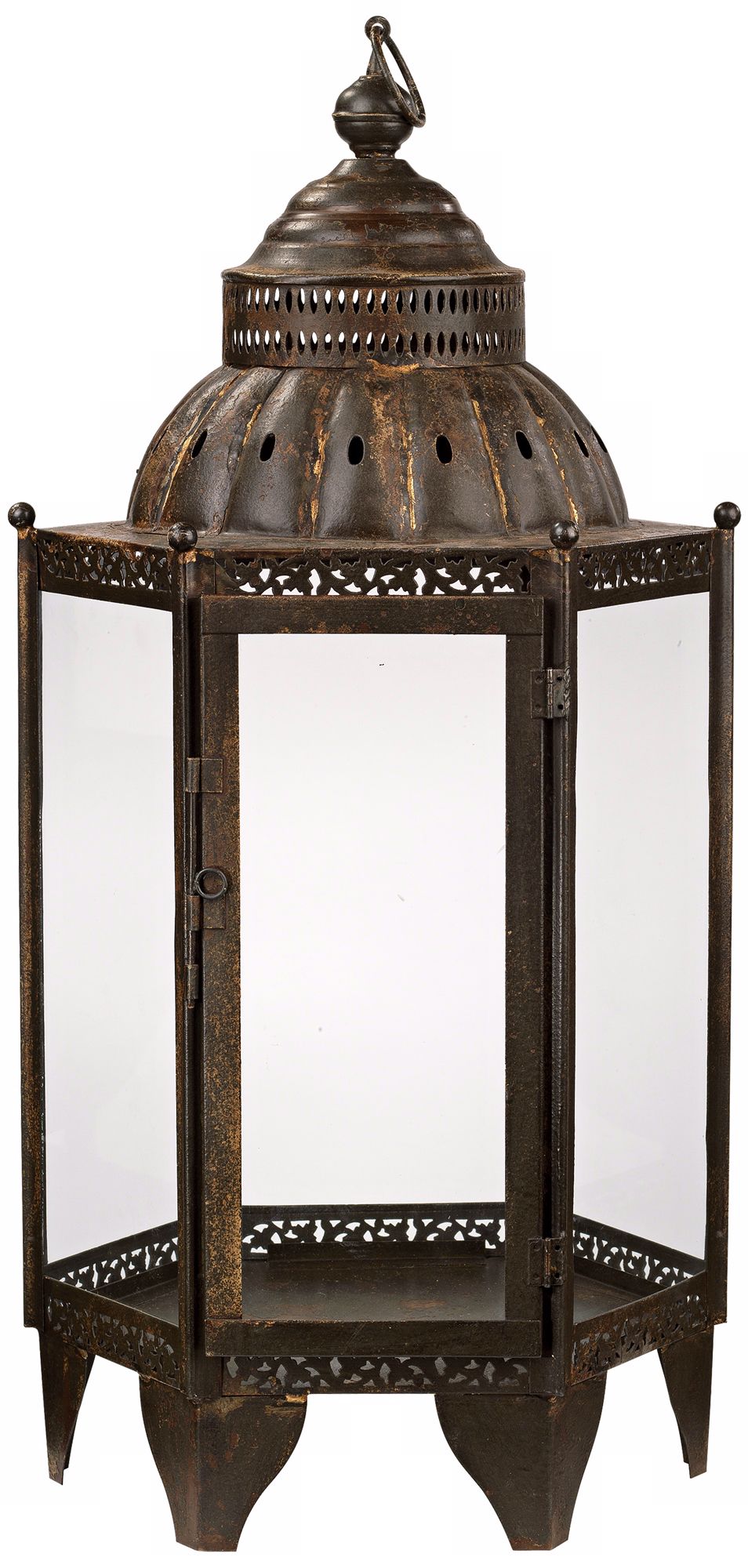 Jamie Young 27" High Bronze Moroccan Lantern