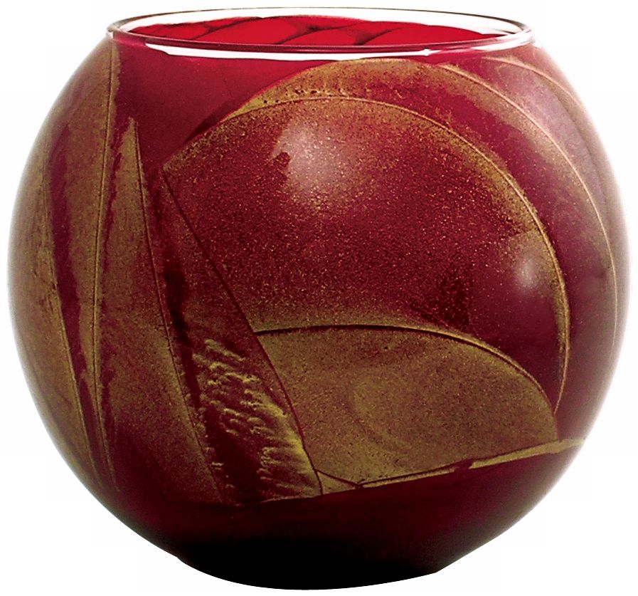 Esque™ 4" Cranberry Candle Globe with Gift Box
