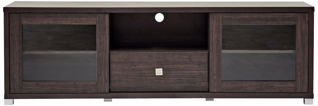 Kathleen Wenge Wood Modern TV Console Cabinet