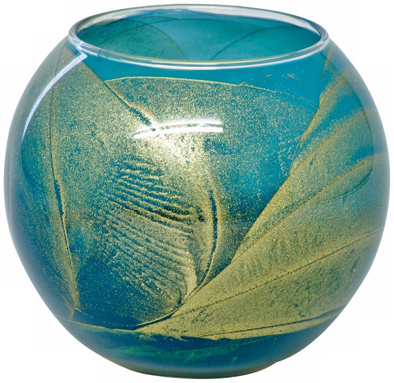 Esque™ 4" Turquoise Candle Globe with Gift Box