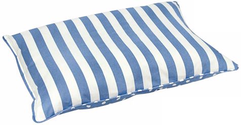 Happy Hounds Bosco Medium White and Blue Dog Bed
