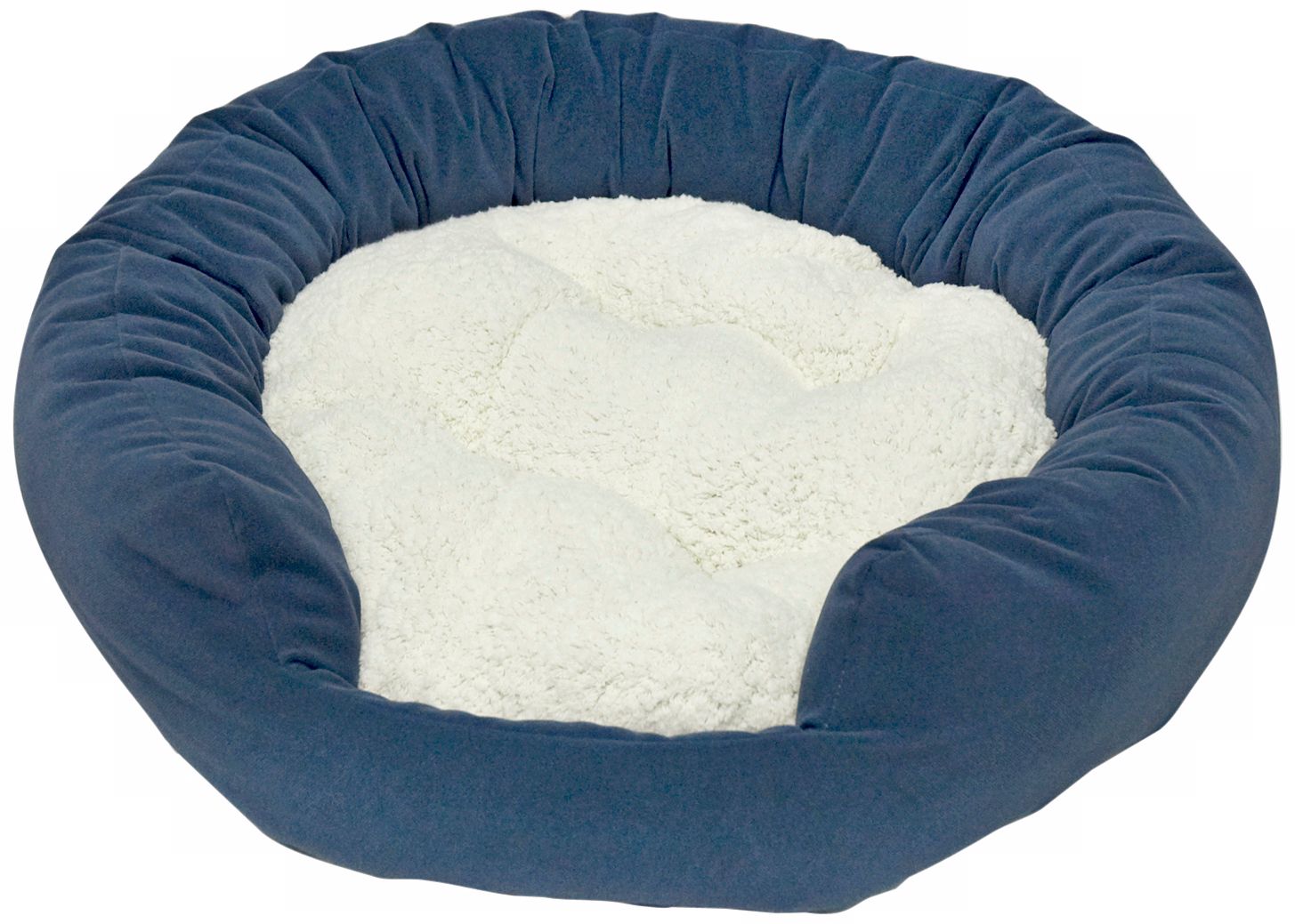 Happy Hounds Murphey Denim Large Donut Dog Bed