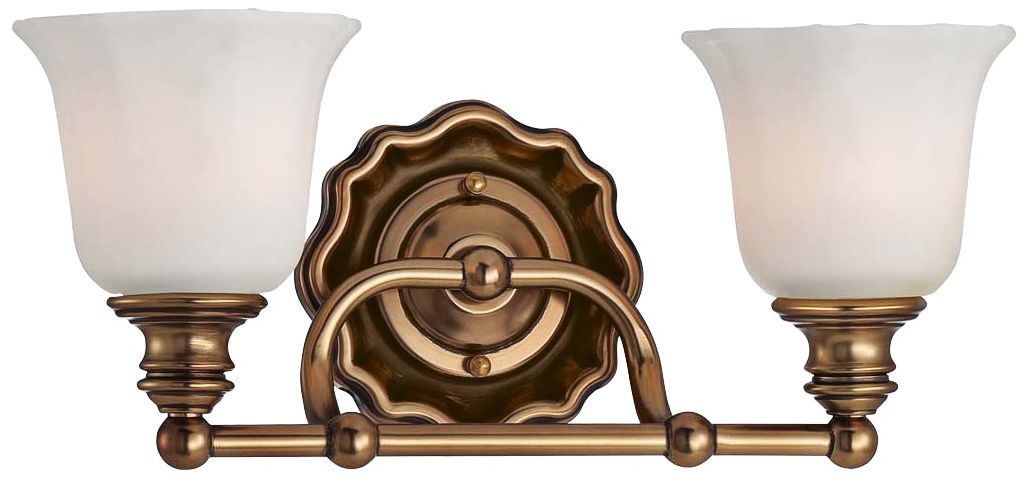 Felice Bath 15 1/4" Wide Vintage Cheshire Gold Bath Light