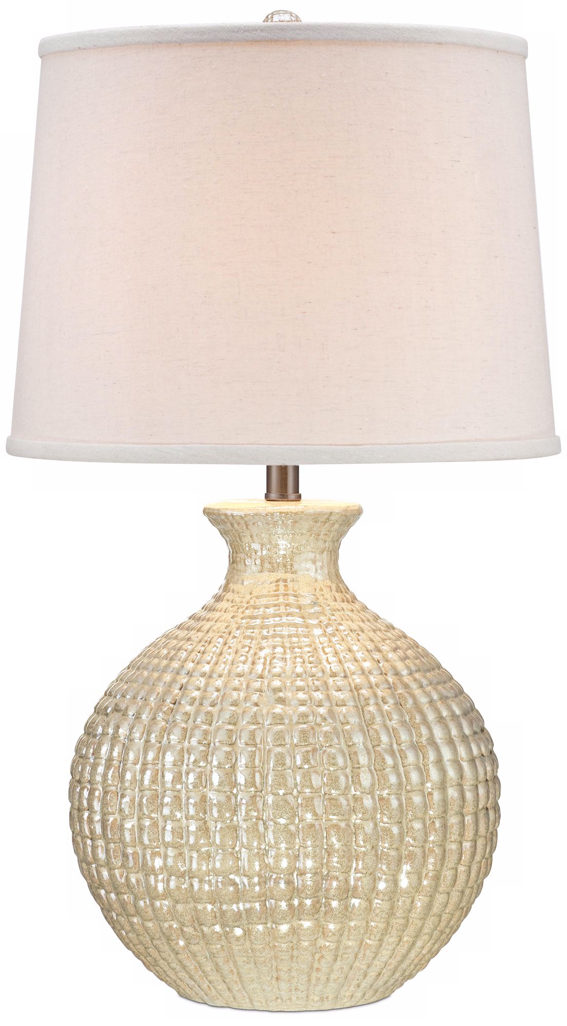 Ivory Pearl Ceramic Table Lamp