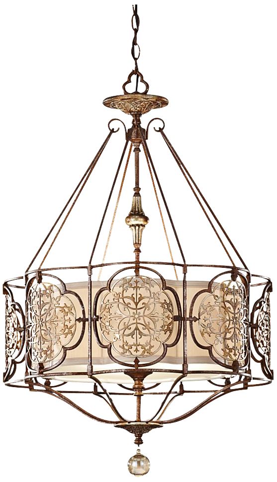 Murray Feiss Marcella 3-Light 21 1/4" Wide Bronze Chandelier