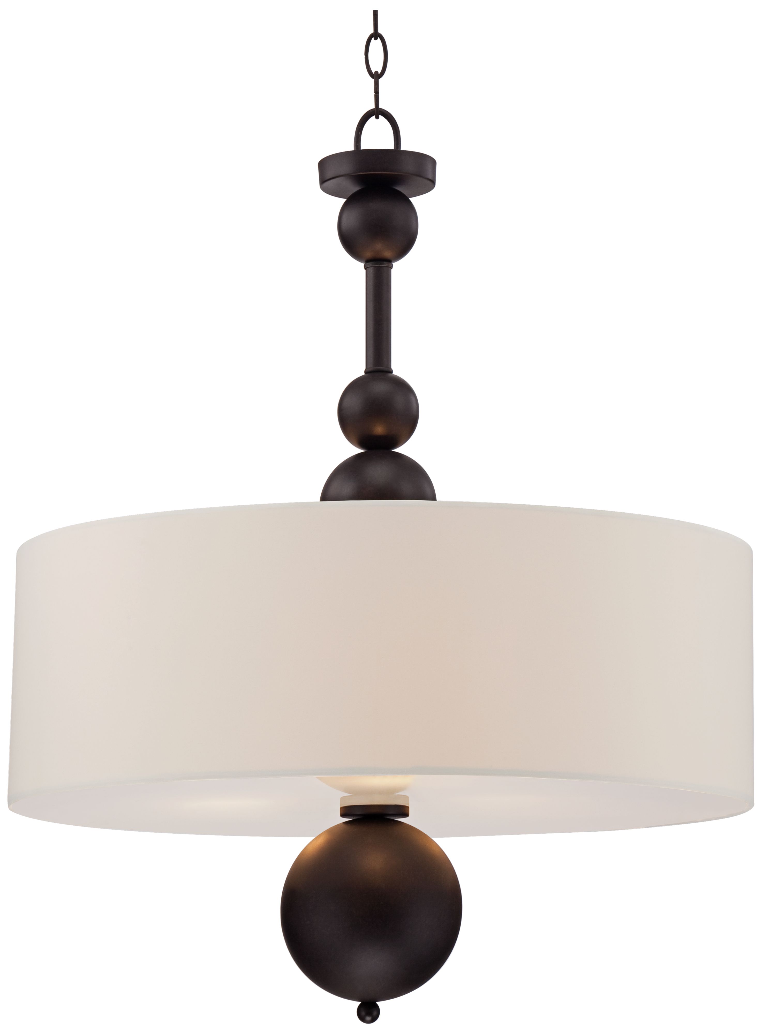 Barnaby 24" Wide Bronze Chandelier